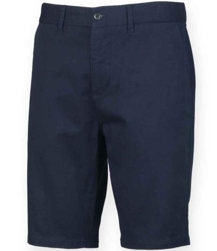 Front Row Stretch Chino Shorts - Navy - 28